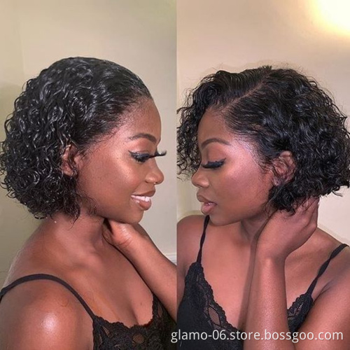 Short Full Lace Wig Human Hair 8 Inches Glueless Natura Hd Lace Wigs